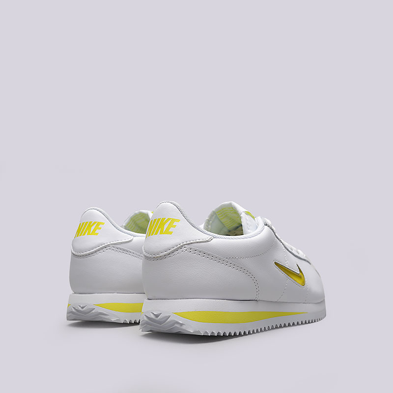 женские белые кроссовки Nike WMNS Cortez Basic Jewel '18 AA2145-100 - цена, описание, фото 4